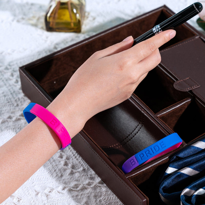 GetUSCart- MoMolly 12Pcs Silicone Wristband Bracelet Blank Sports Wristbands  Rubber Personalized Custom Wrist Bracelets (Black)